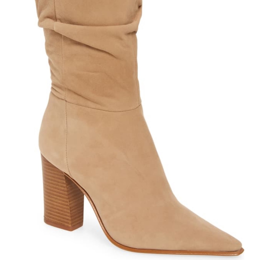 Vince Camuto Derika Boots in Tortilla Suede
